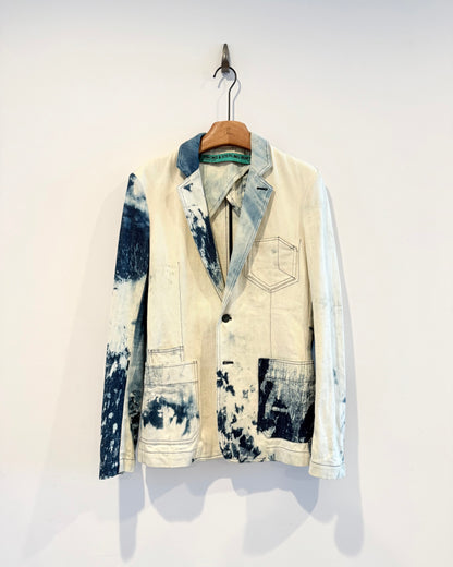Raf Simons x Sterling Ruby Ss2010 Blue Denim Blazer