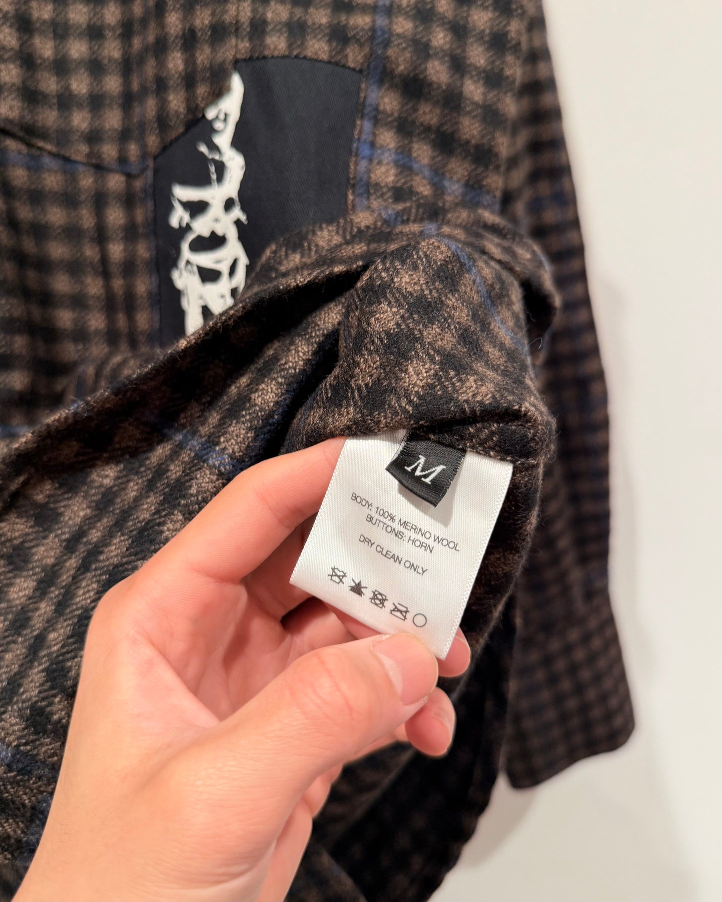 Enfants Riches Deprimes Patched Flannel Shirt