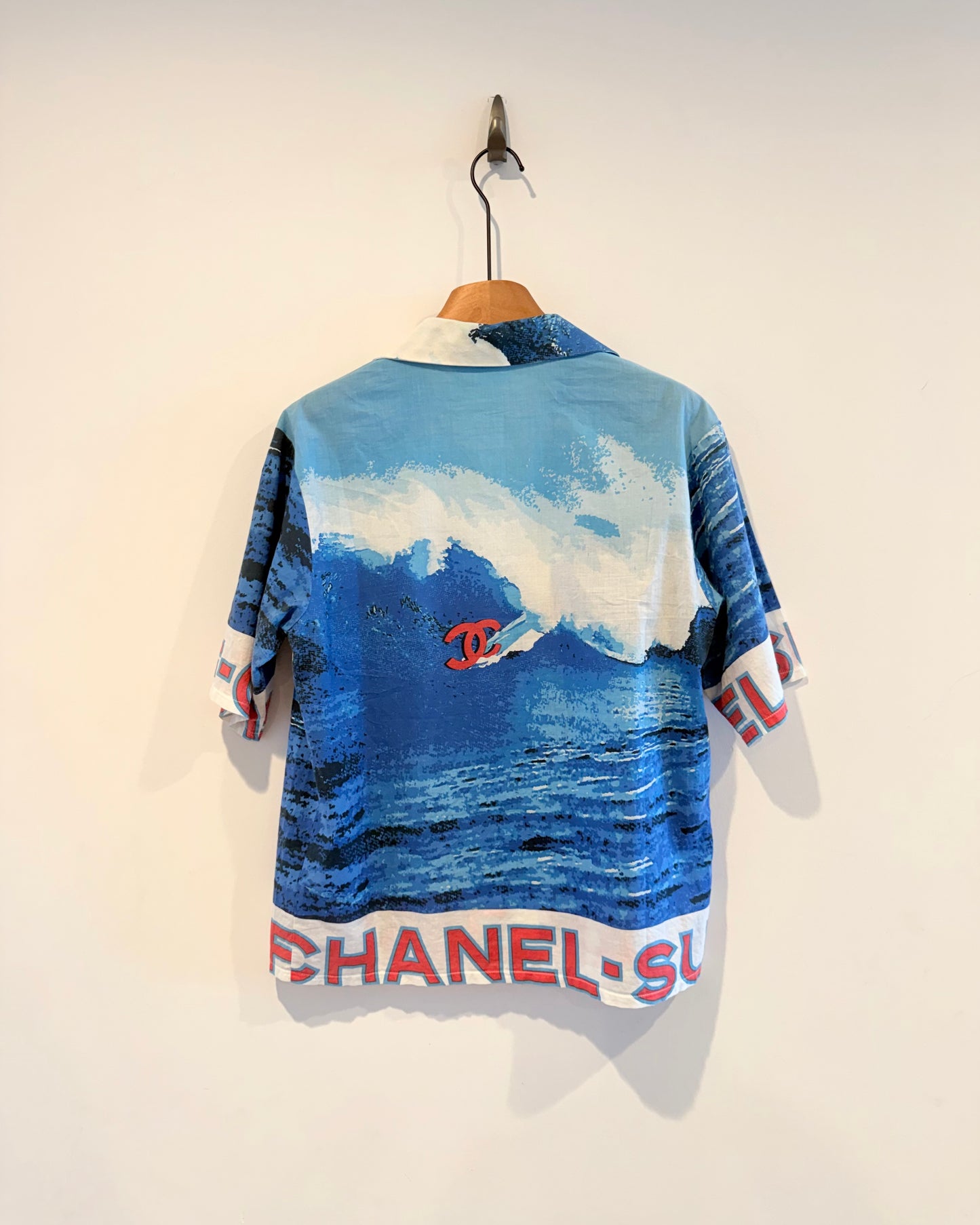 Chanel Ss2002 Surf Button up Shirt