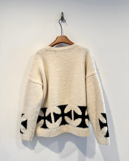 Enfants Riches Deprimes Apres Defile Cross knit Sweater