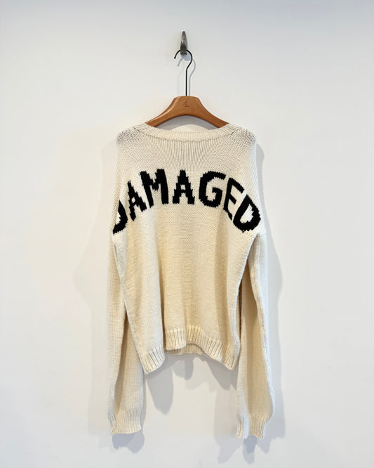 Enfants Riches Deprimes Damaged Knit Sweater
