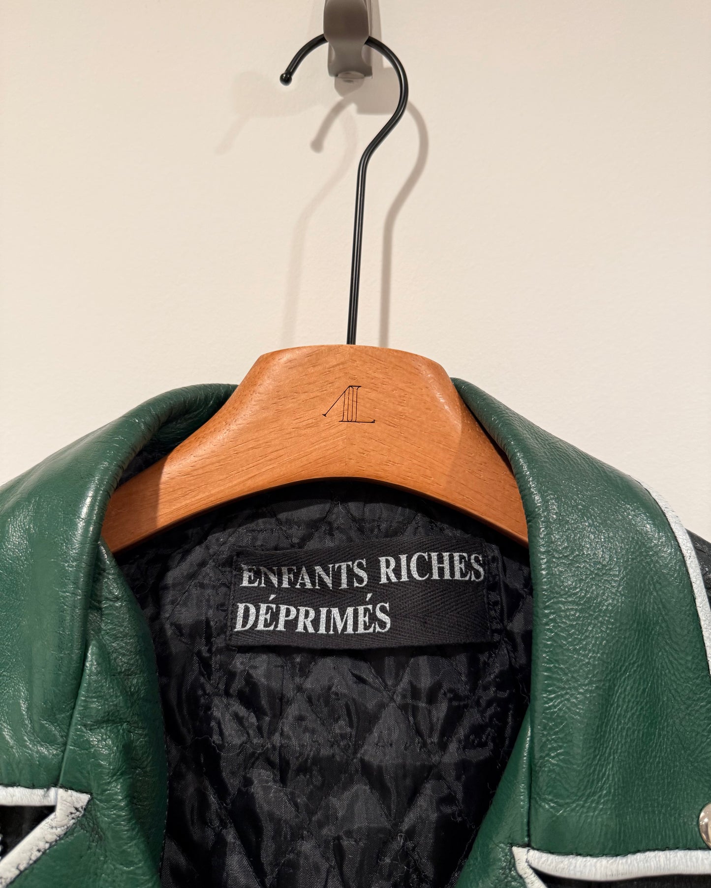 Enfants Riches Deprimes GBH Hand Paint Leather Jacket