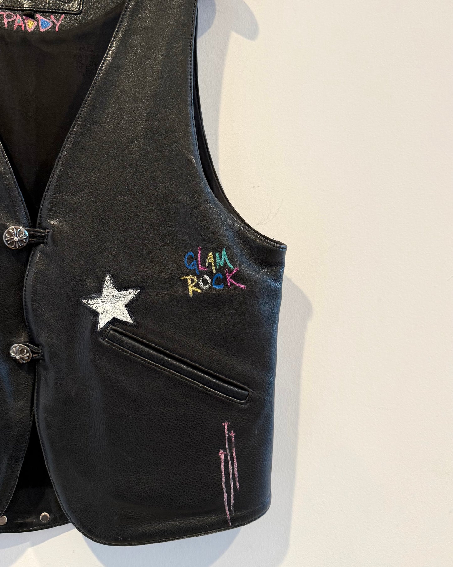Chrome Hearts 1/1 Hand Painted Leather Vest
