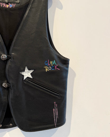 Chrome Hearts 1/1 Hand Painted Leather Vest
