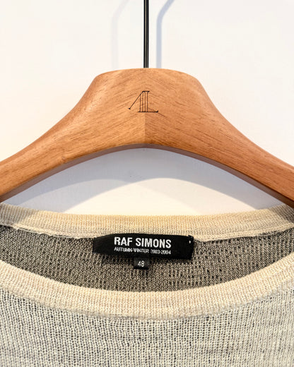 Raf Simons Aw2003 Closer Unknown Pleasures Sweater