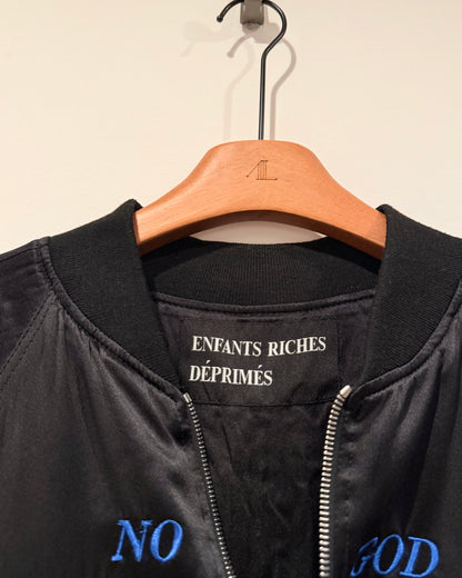 Enfants Riches Deprimes No God Silk Bomber Jacket