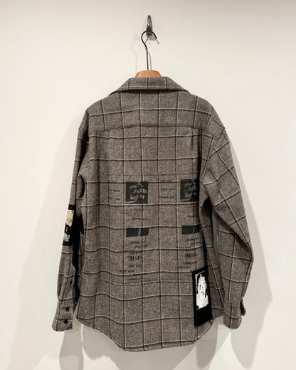 Enfants Riches Deprimes Austrian Holiday Patched Flannel Shirt