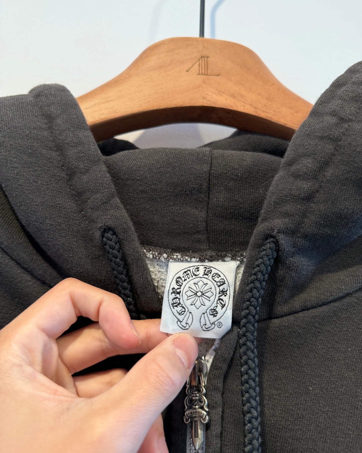 Chrome Hearts Dagger Cross Thermal Zip up Hoodie