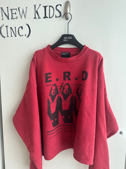 Enfants Riches Deprimes Red Womens Crewneck