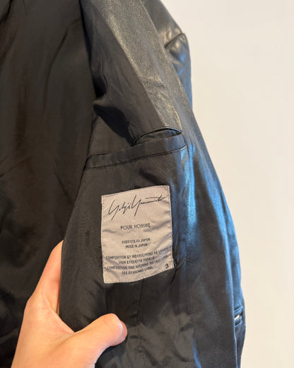 Yohji Yamamoto 03AW Sugar Leather Jacket