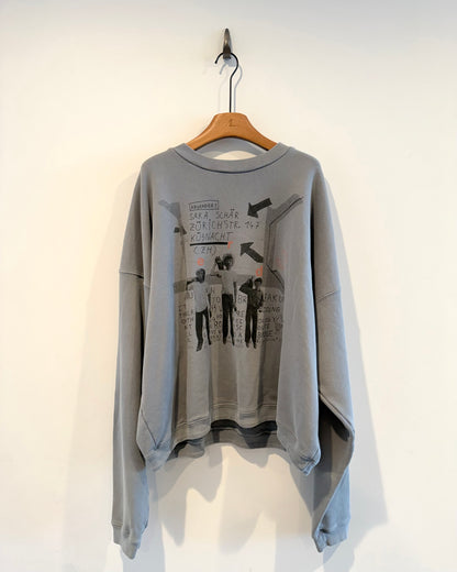 Enfants Riches Deprimes Haze Blue Arrow Kids Crewneck Sweatshirt