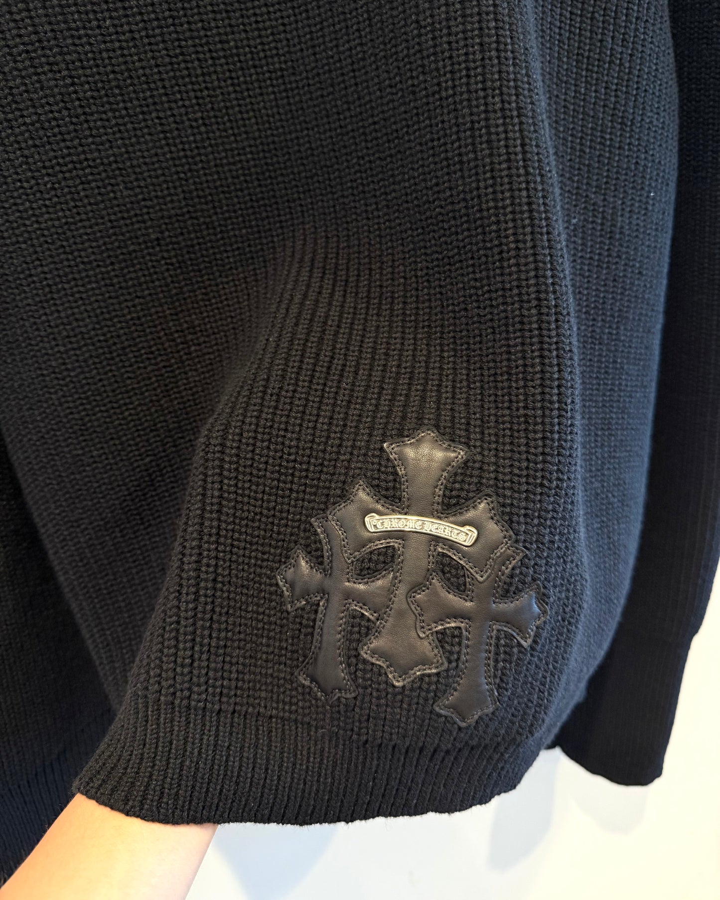 Chrome Hearts Triple Cross Patched Swater