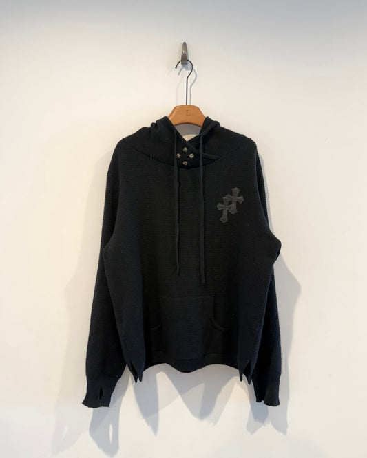 Chrome Hearts Cashmere Cross Patch Hoodie