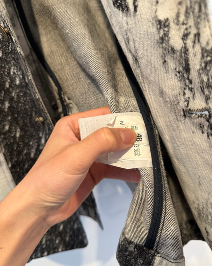 Raf Simons x Sterling Ruby Ss2010 Grey crystal Blazer Jacket